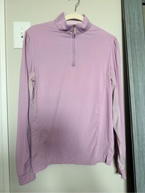 Women’s Lavender Half-Zip Long Sleeve Performance Top